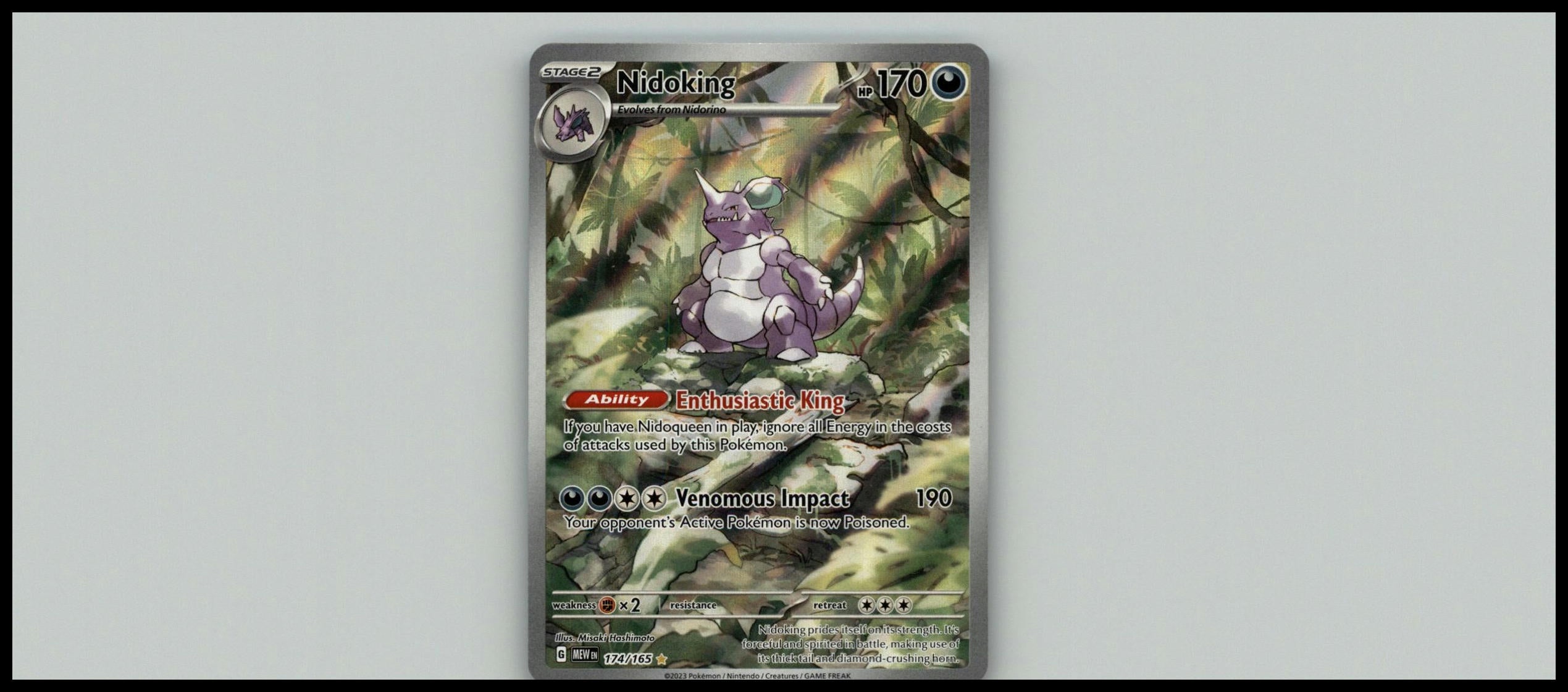 Nidoking SV: Scarlet & Violet 151 #174/165