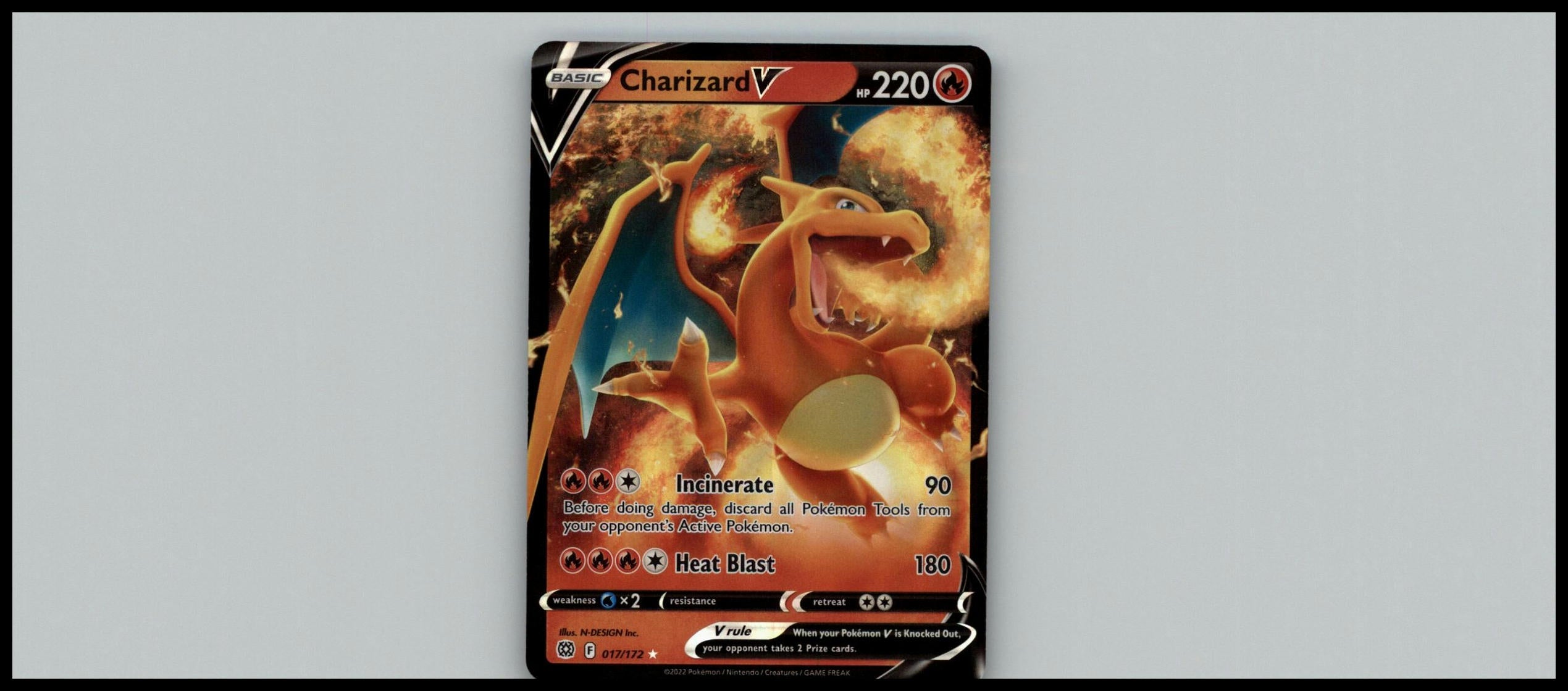 Charizard V SWSH09: Brilliant Stars #017/172