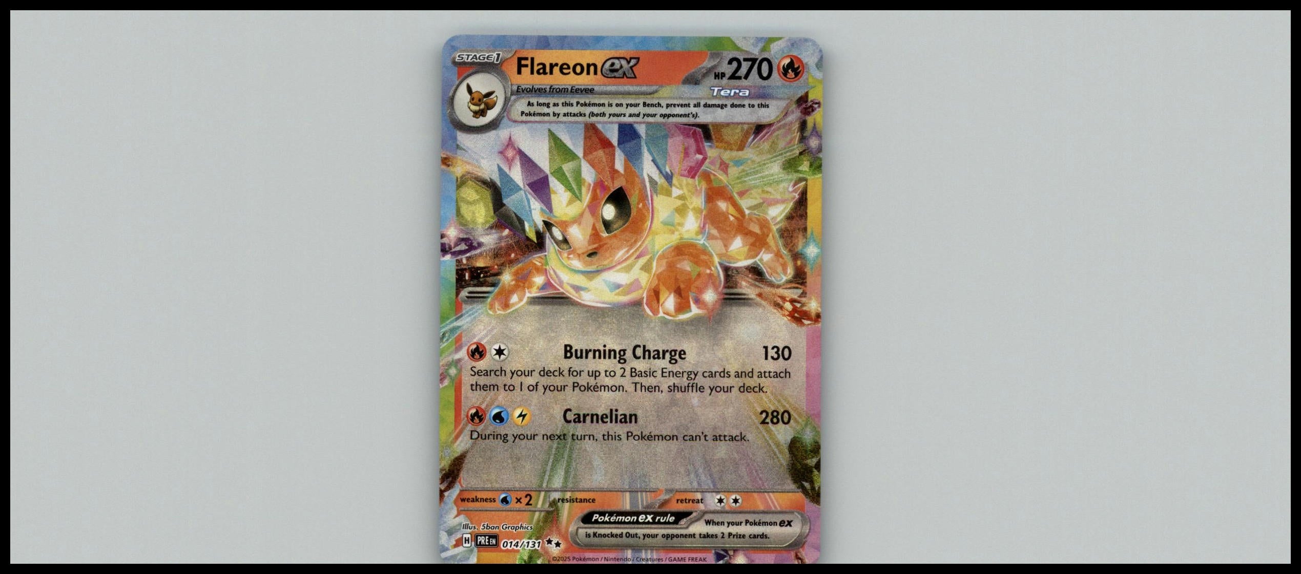Flareon ex Random Constructed Starter Decks #022/187