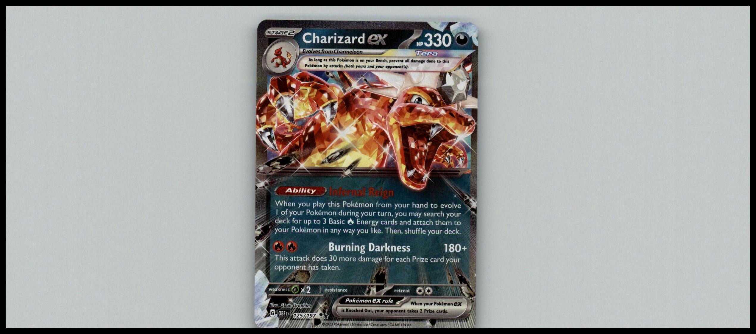 Charizard ex Prize Pack Series Cards #125/197