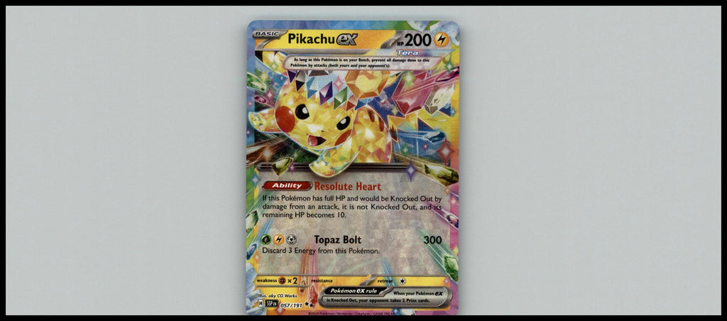 Pikachu ex SV08: Surging Sparks #057/191