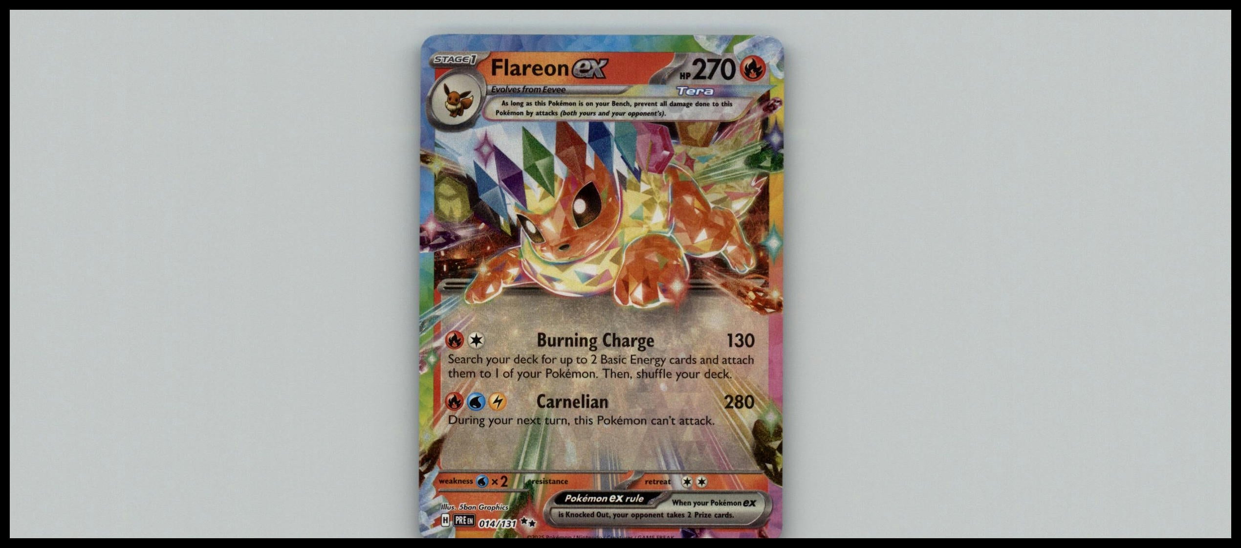 Flareon ex Miscellaneous Cards & Products #014/131
