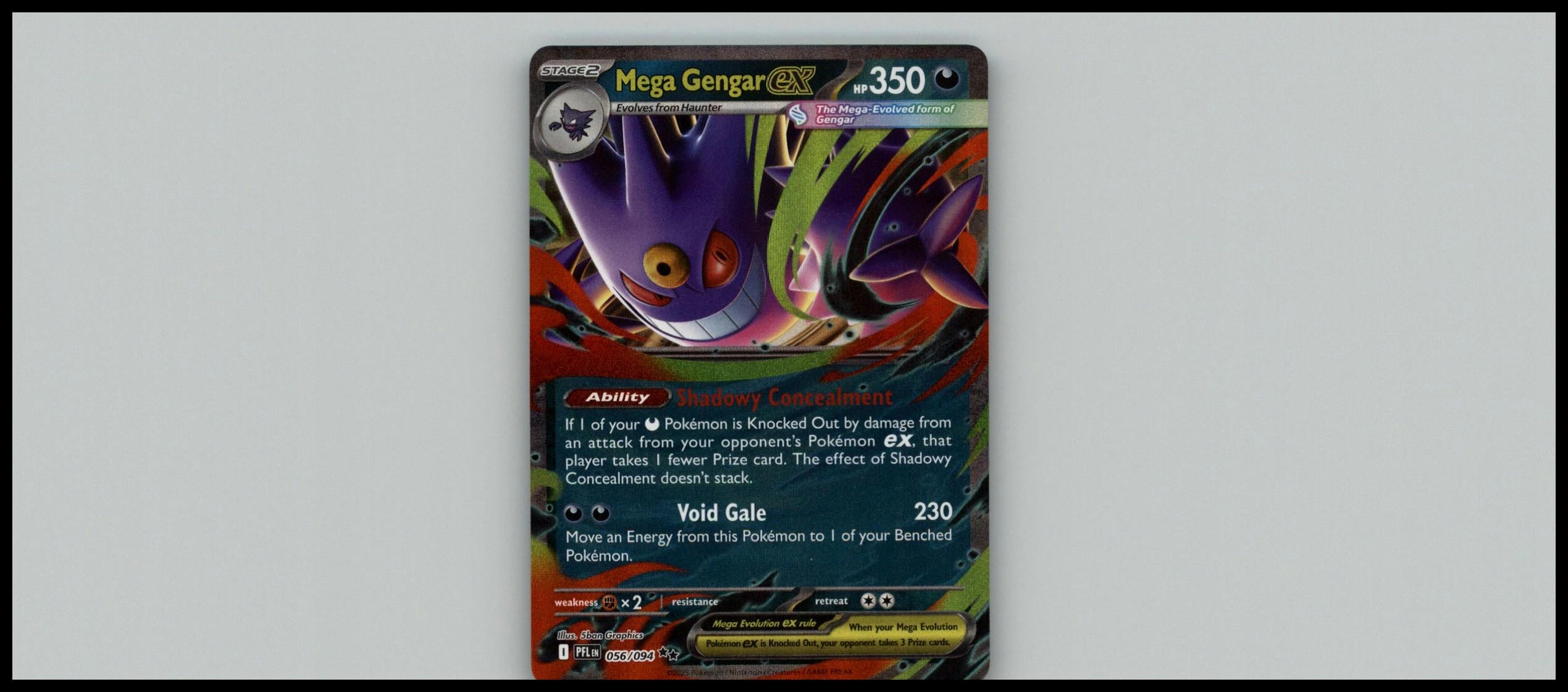 Mega Gengar ex ME02: Phantasmal Flames #056/094