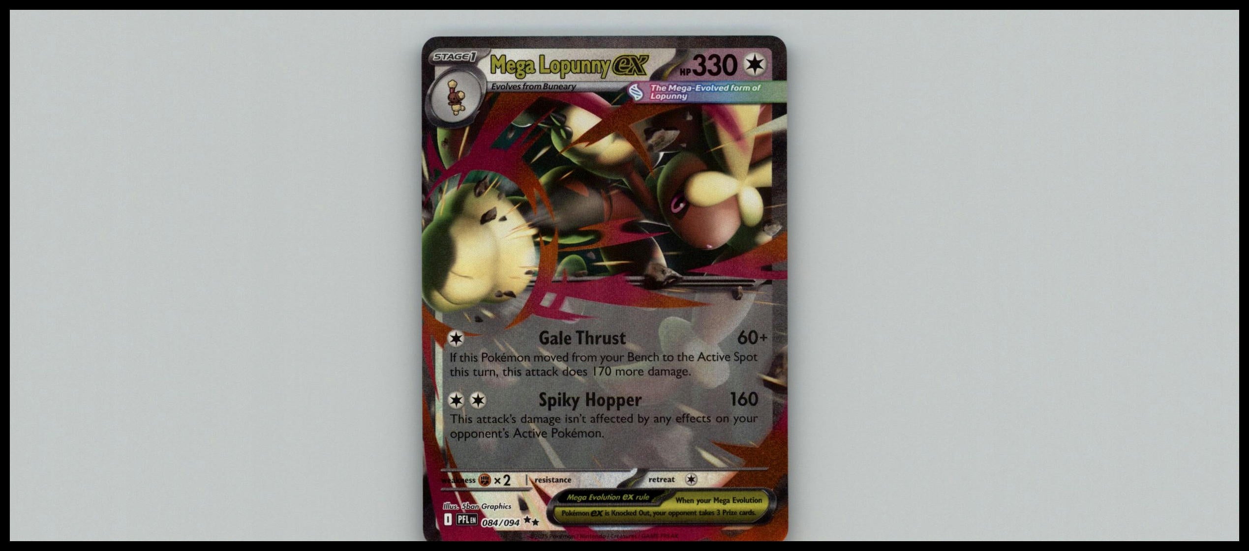 Mega Lopunny ex ME02: Phantasmal Flames #084/094